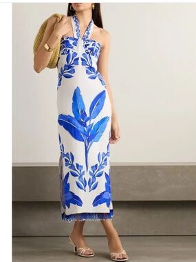 floral print ruffle maxi dress Ellery Floral Ruffle Maxi Dress